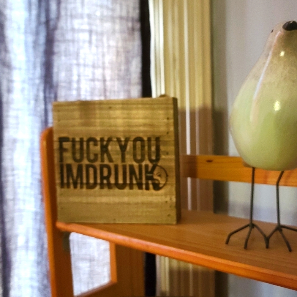 Silly Accent Wood Decor